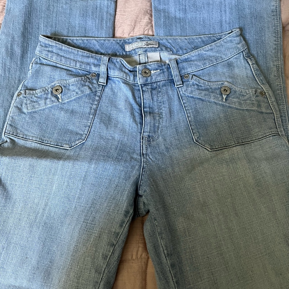 Chico's Platinum boot cut jeans sz 0.5